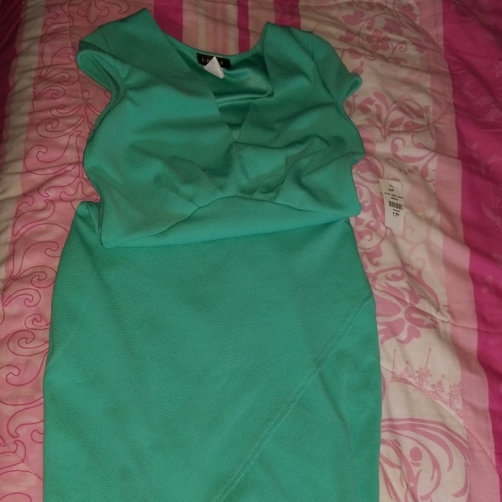 Teal dress